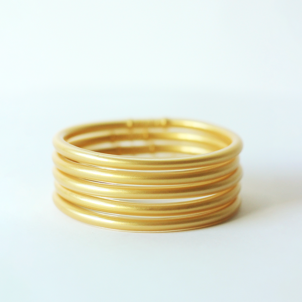 Kit de Pulseras Buddha Doradas